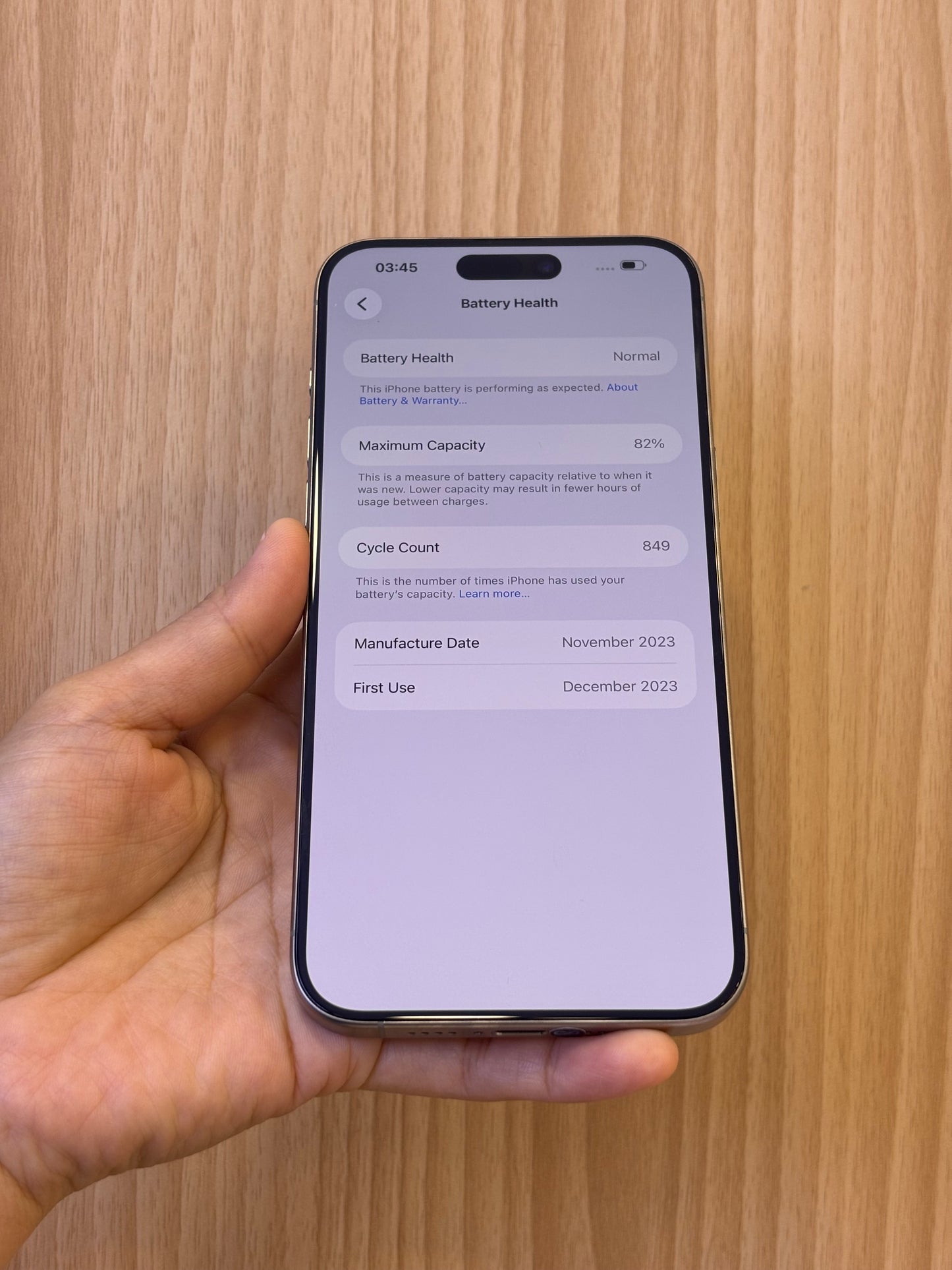 iPhone 15 Pro Max, 256GB (Grade A) *54943