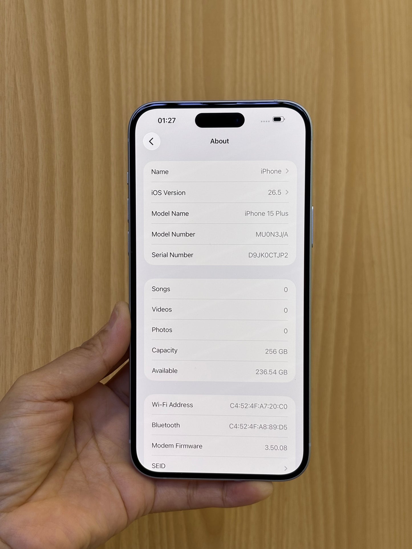 iPhone 15 Plus, 256GB (Grade A) *90274