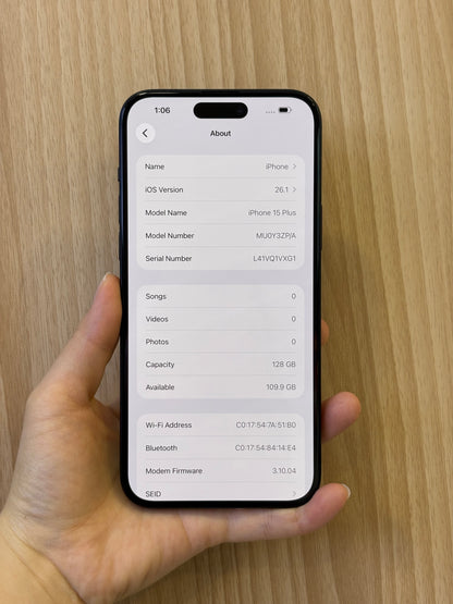 iPhone 15 Plus, 128GB (Grade A) *70703