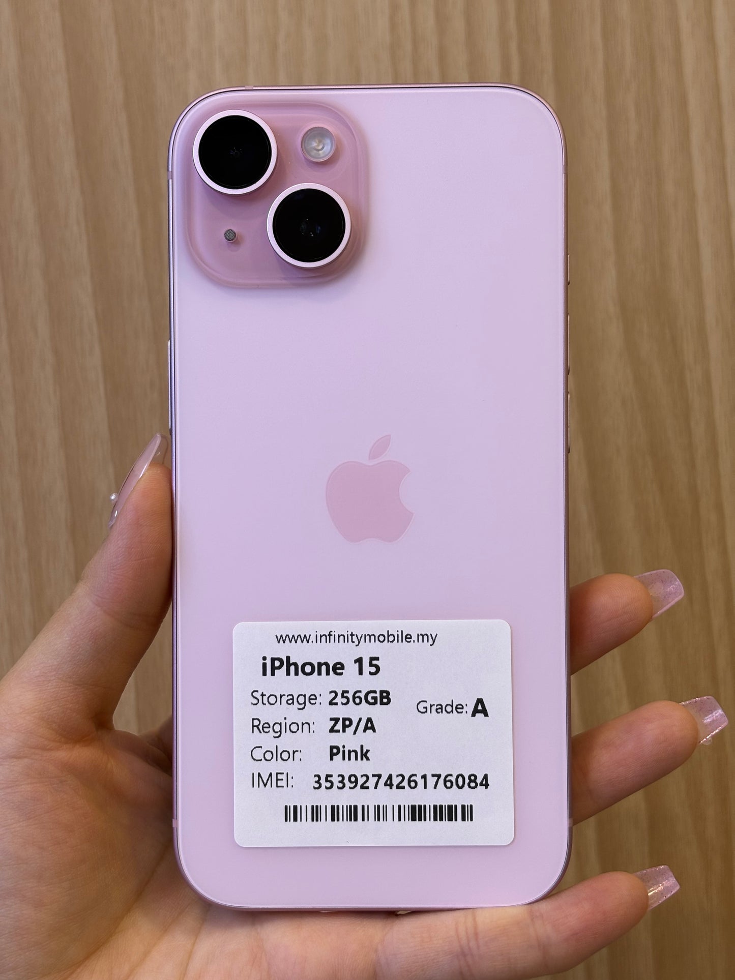 iPhone 15, 256GB (Grade A) *76084