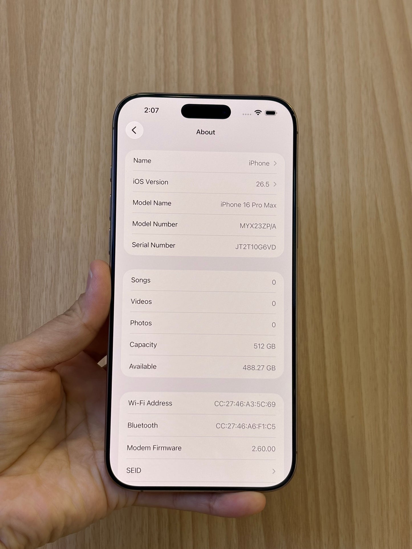 iPhone 16 Pro Max, 512GB (Grade A) *14341