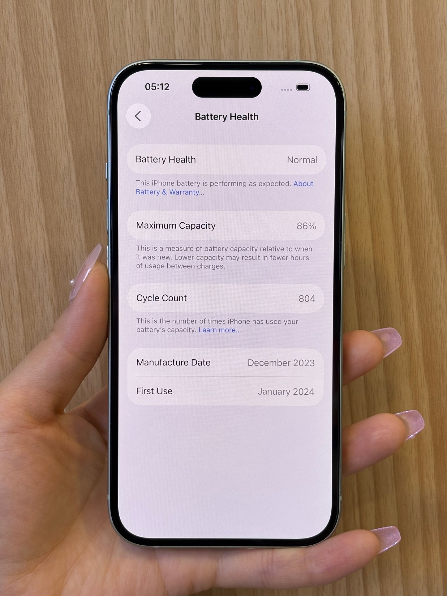 iPhone 15, 256GB (Grade A) *85415