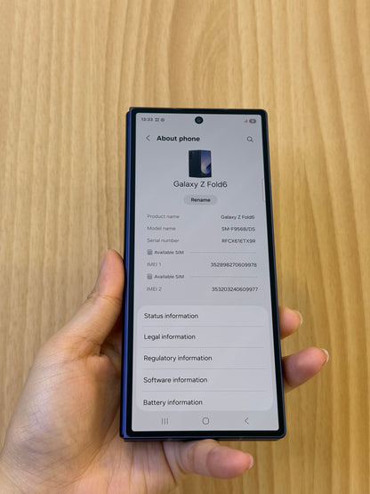 Samsung Galaxy Fold 6, 256GB *09978
