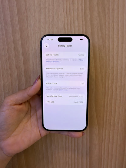 iPhone 15 Pro, 256GB (Grade A) *58239
