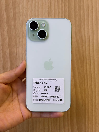 iPhone 15, 256GB (Grade B) *75134
