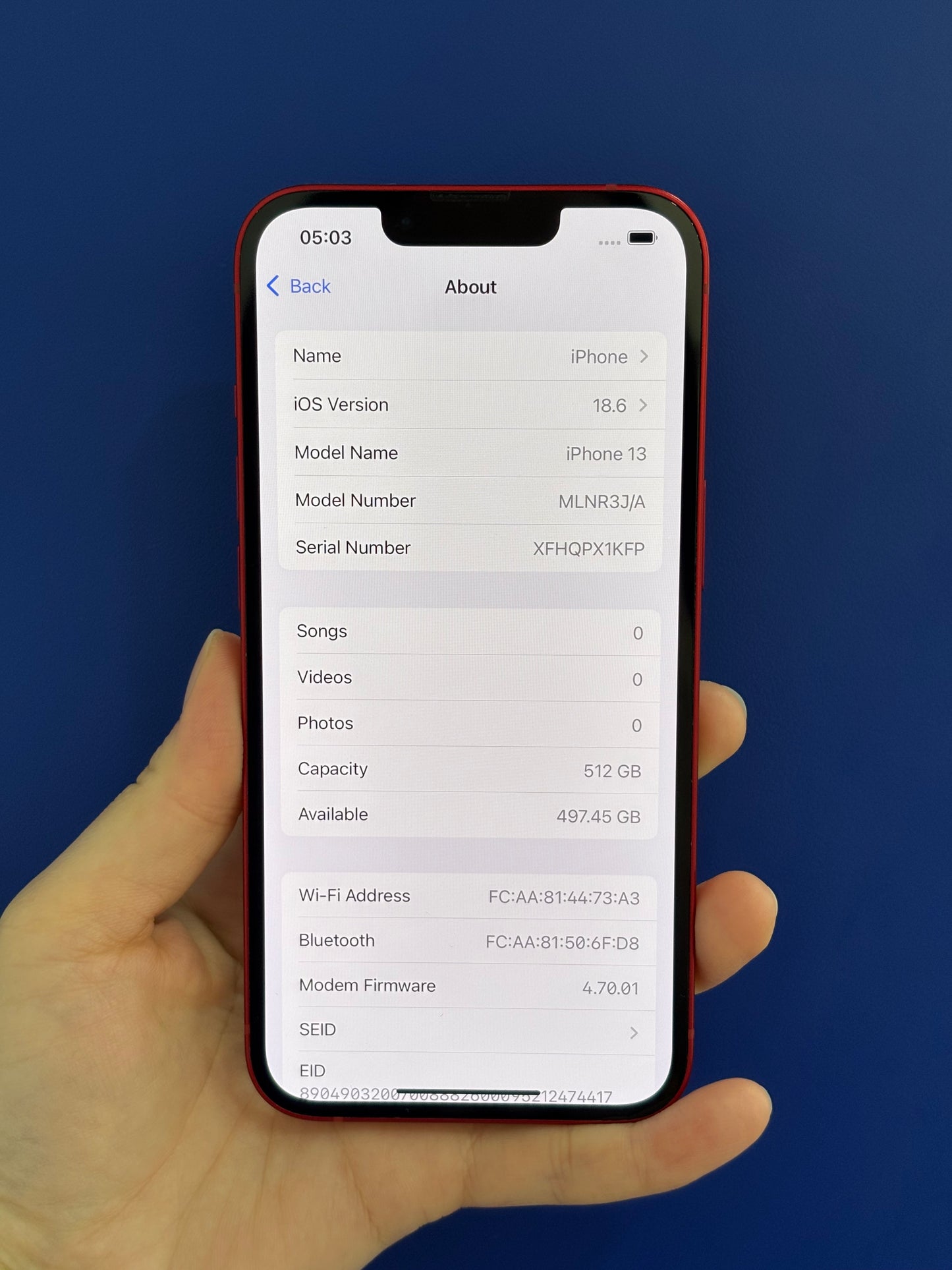 iPhone 13, 512GB (Grade AB) *93968