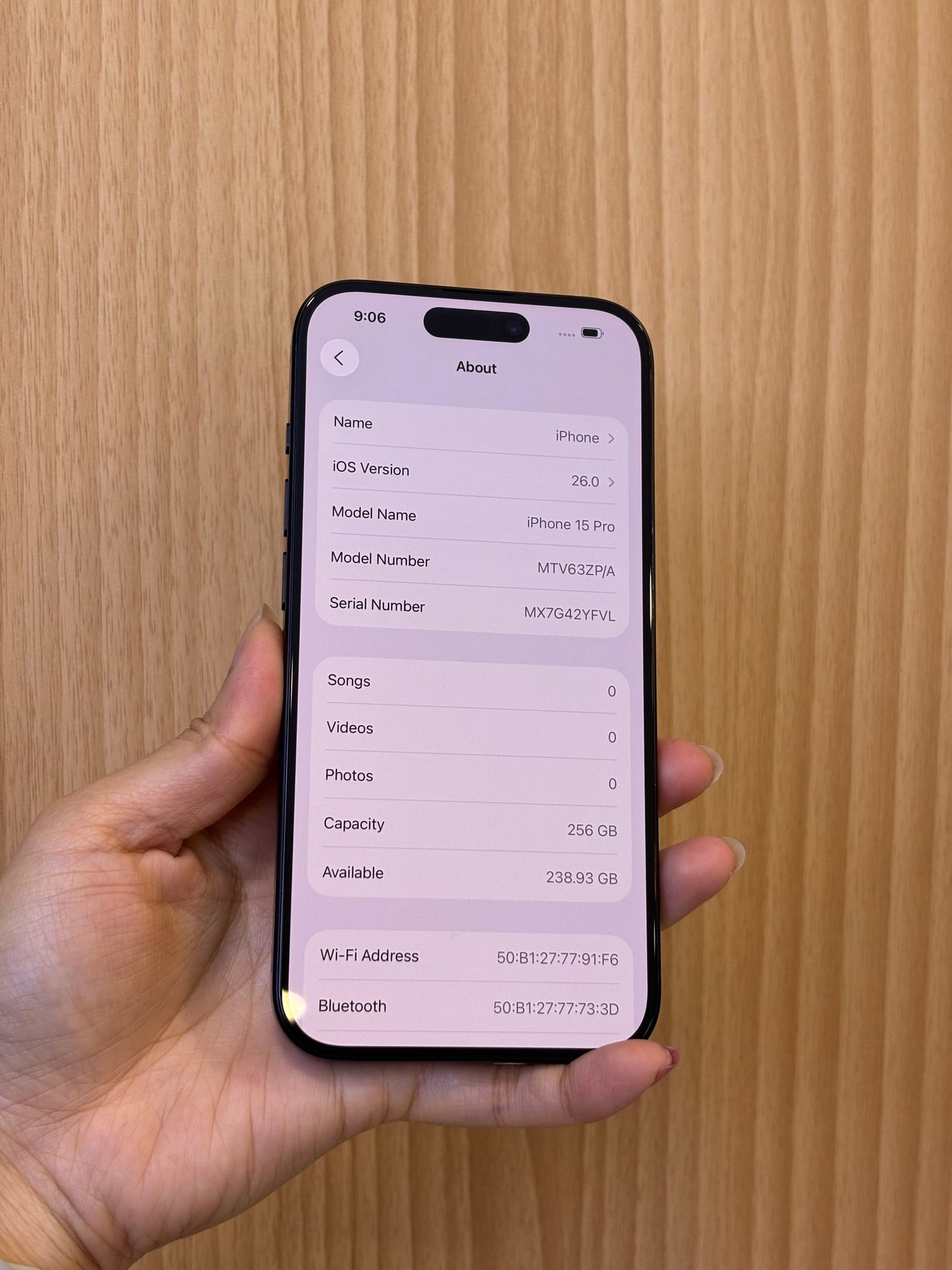 iPhone 15 Pro, 256GB (Grade A) *71142
