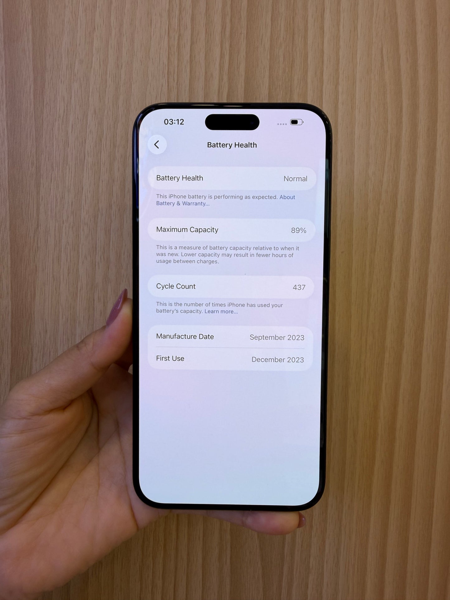 iPhone 15 Pro max, 256GB (Grade A) *22958
