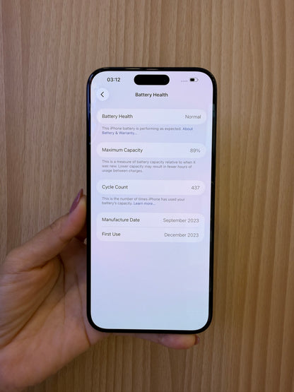 iPhone 15 Pro max, 256GB (Grade A) *22958