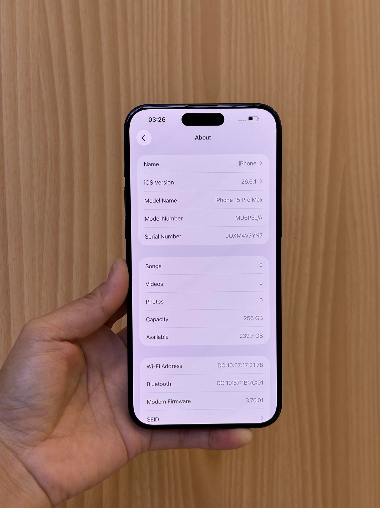 iPhone 15 Pro Max, 256GB (Grade A) *05339