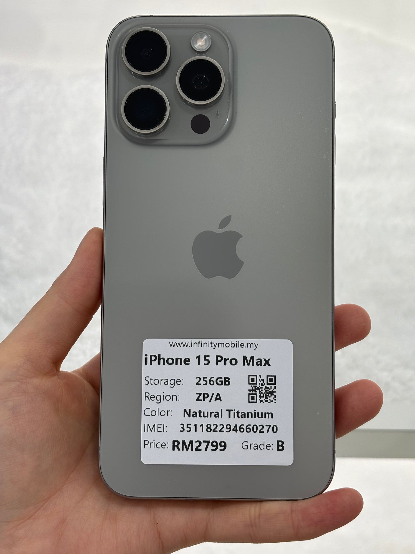 iPhone 15 Pro Max, 256GB (Grade B) *60270