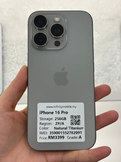 iPhone 16 Pro, 256GB (Grade A) *82091