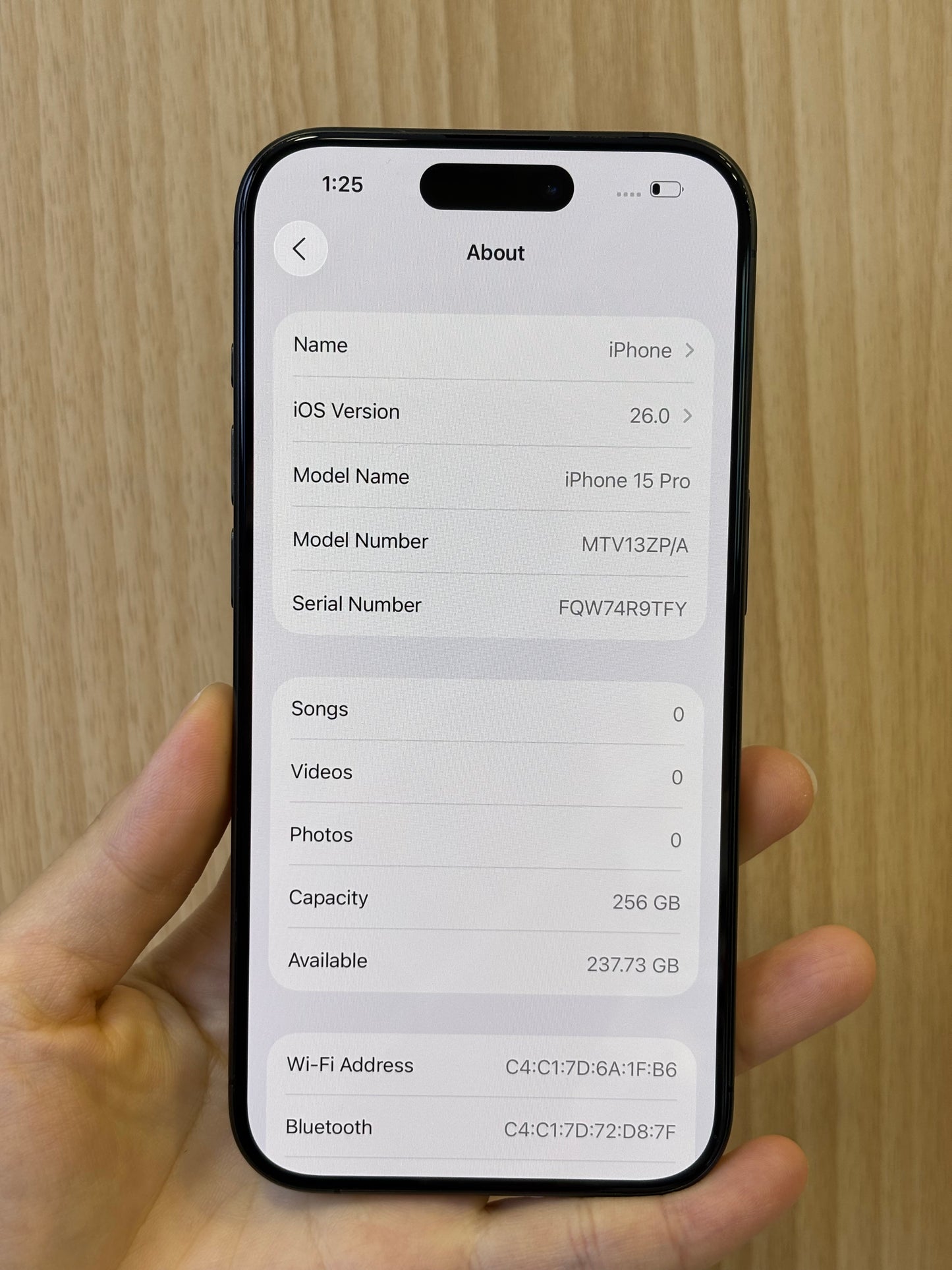 iPhone 15 Pro, 256GB (Grade A) *60362