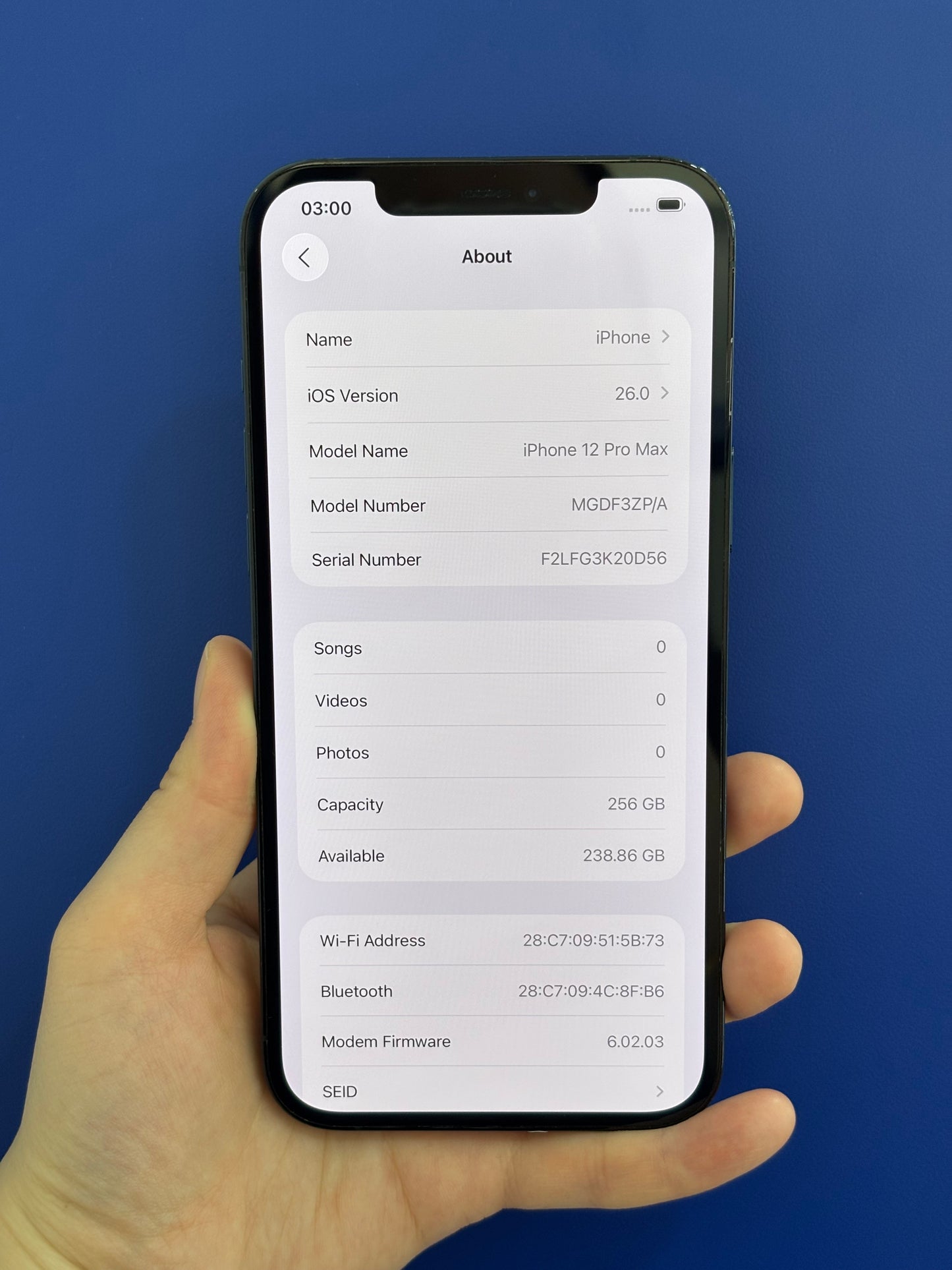 iPhone 12 Pro Max, 256GB (Grade AB) *78486
