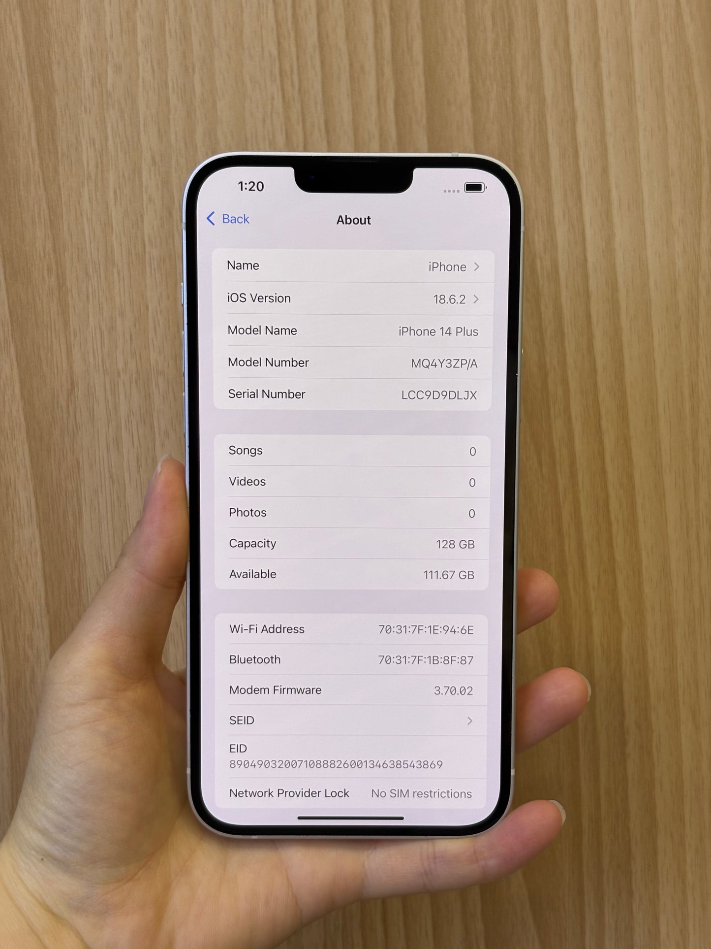 iPhone 14 Plus, 128GB (Grade A) *32709