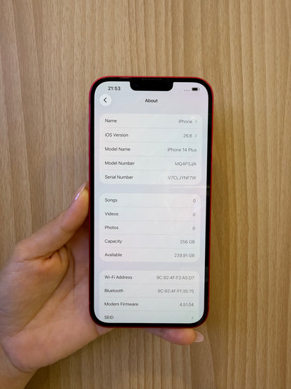 iPhone 14 Plus, 256GB (Grade A) *01465