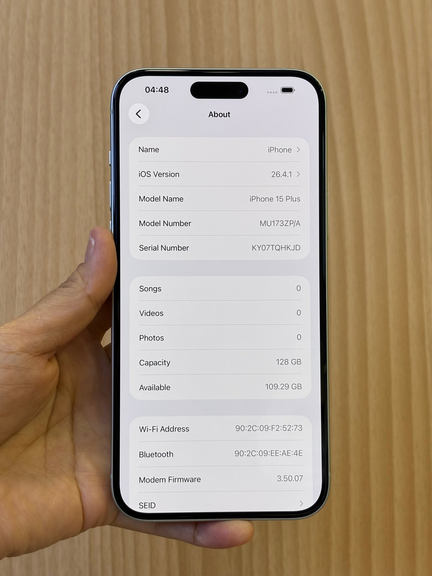 iPhone 15 Plus, 128GB (Grade A) *63561