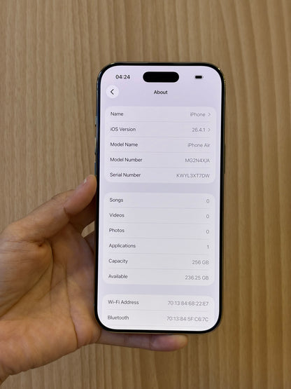 iPhone Air, 256GB (Grade A) *22336