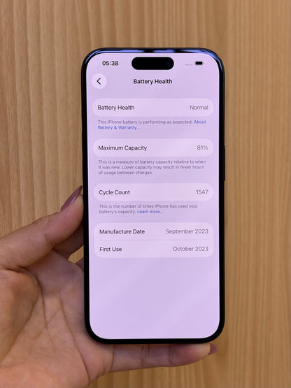 iPhone 15 Pro, 128GB (Grade A) *87156