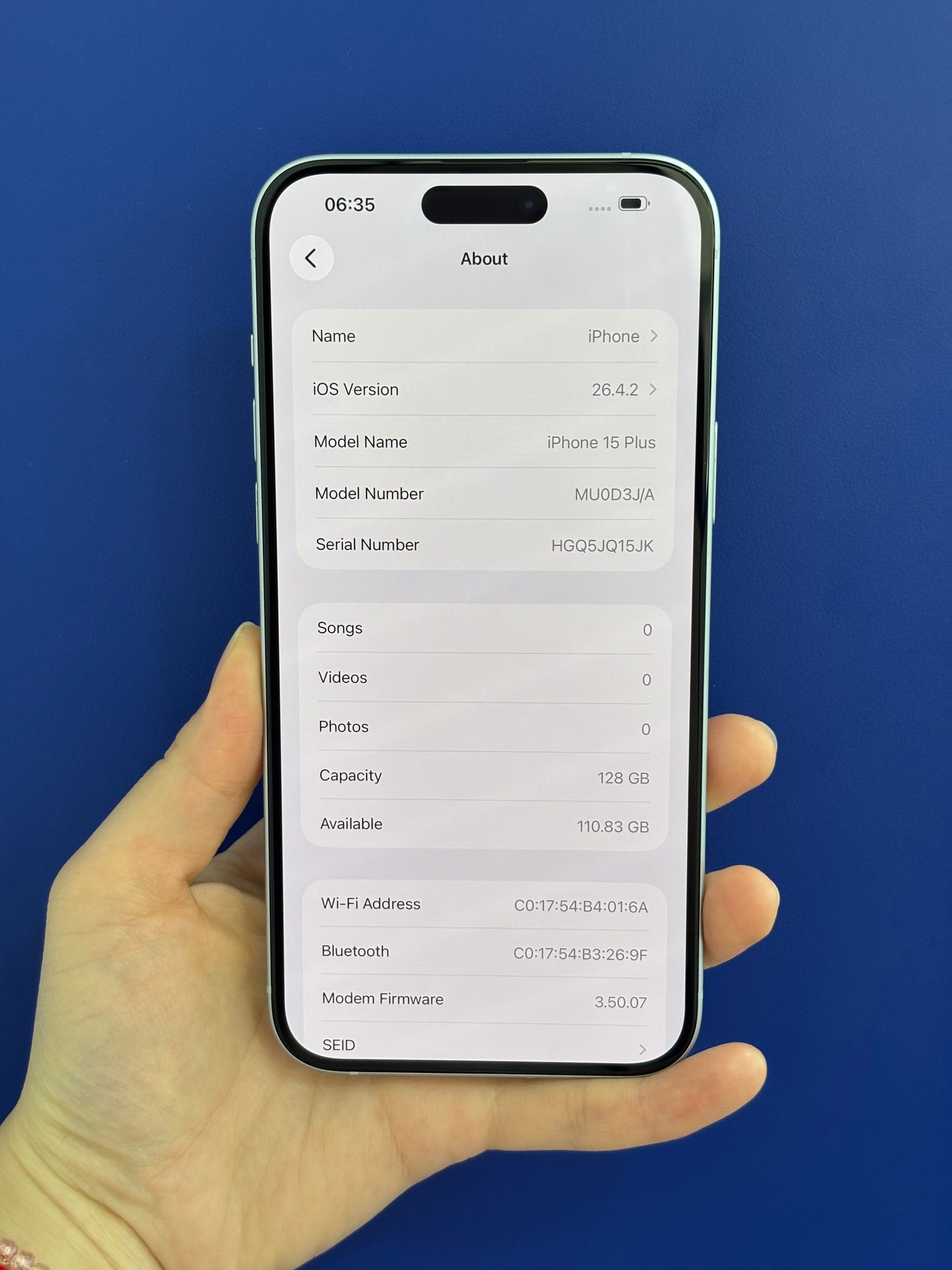 iPhone 15 Plus, 128GB (Grade A) *18704