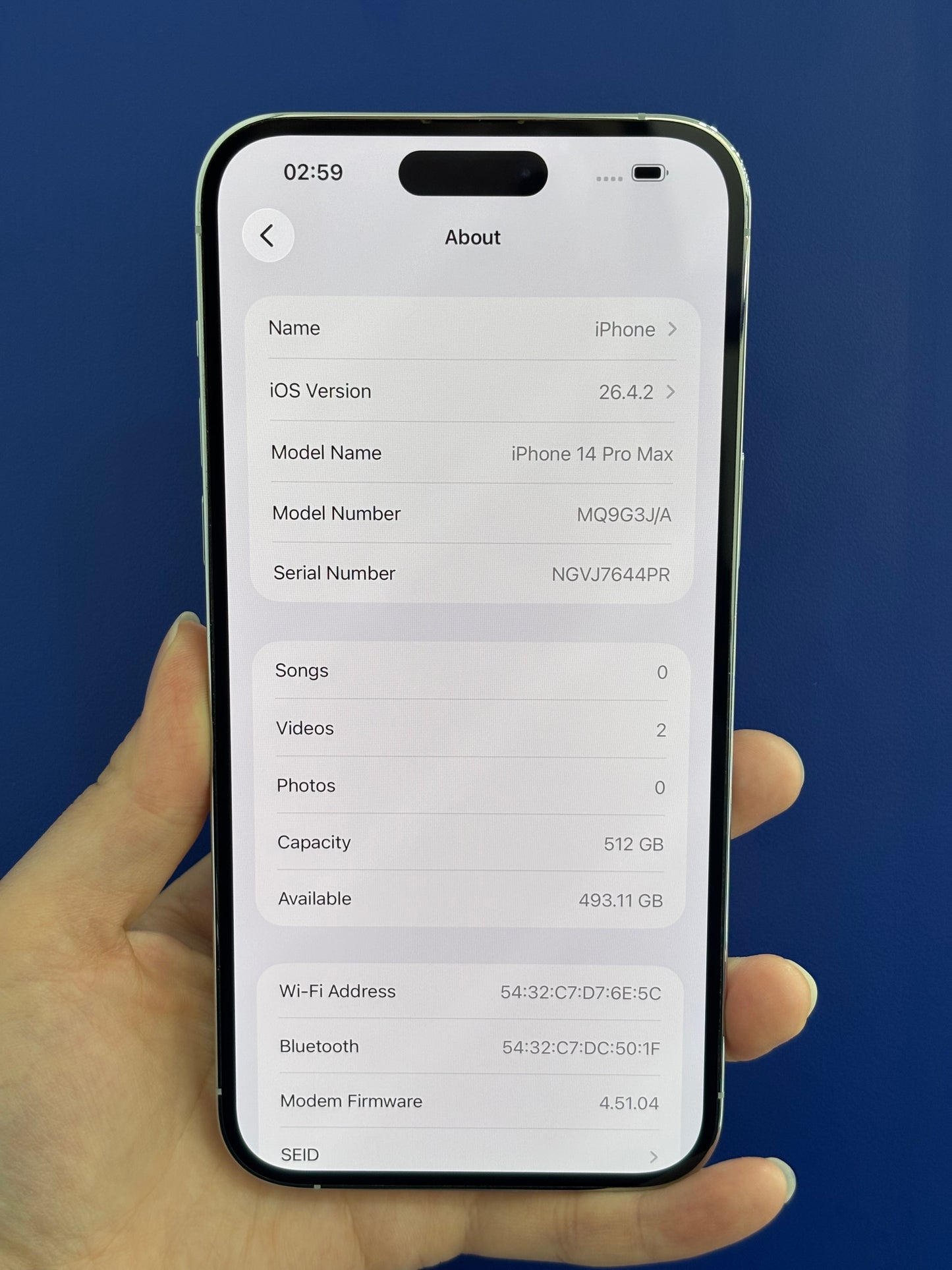 iPhone 14 Pro Max, 512GB (Grade A) *86666