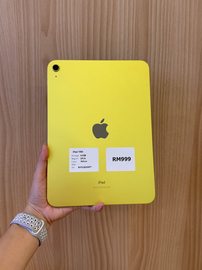 iPad 10th Wi-Fi, 64GB *G9KP7
