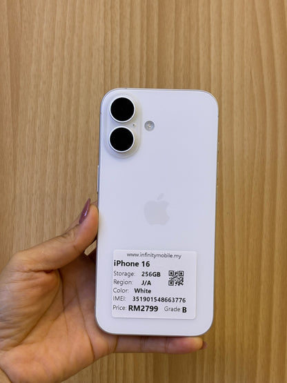 iPhone 16, 256GB (Grade B) *63776
