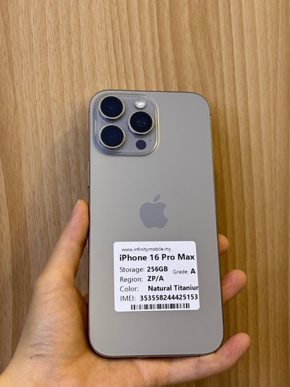 iPhone 16 Pro Max, 256GB (Grade A) *25154