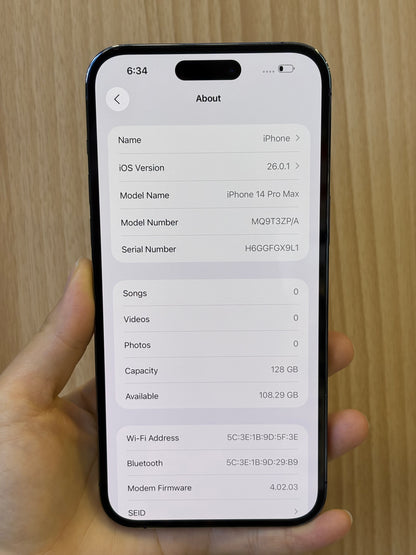 iPhone 14 Pro Max, 128GB (Grade A) *47077