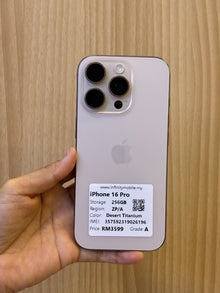 iPhone 16 Pro, 256GB (Grade A) *26196