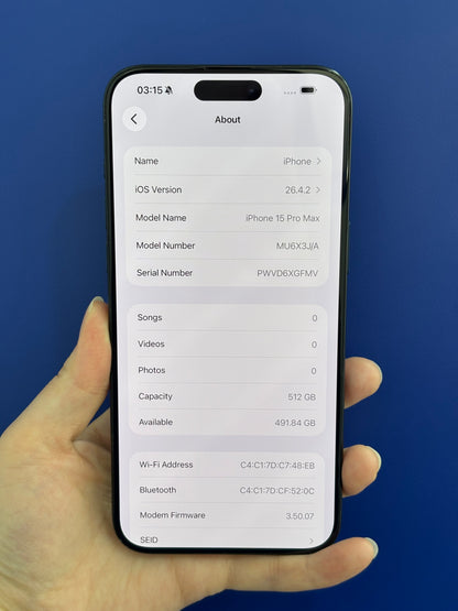iPhone 15 Pro Max, 512GB (Grade B) *66721