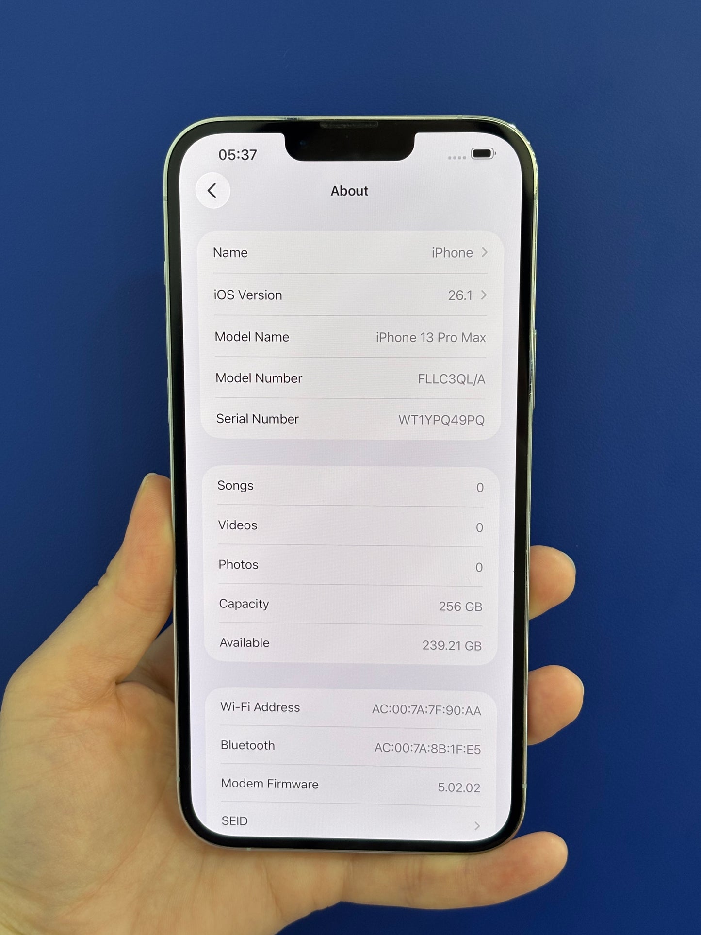 iPhone 13 Pro Max, 256GB (Grade AB) *96254