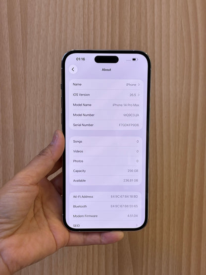 iPhone 14 Pro Max, 256GB (Grade A) *07194