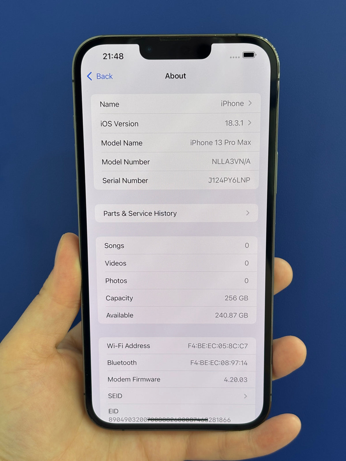 iPhone 13 Pro Max, 256GB (Grade AB) *63549