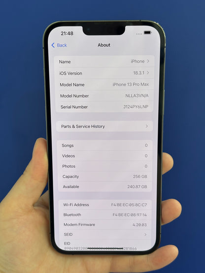 iPhone 13 Pro Max, 256GB (Grade AB) *63549