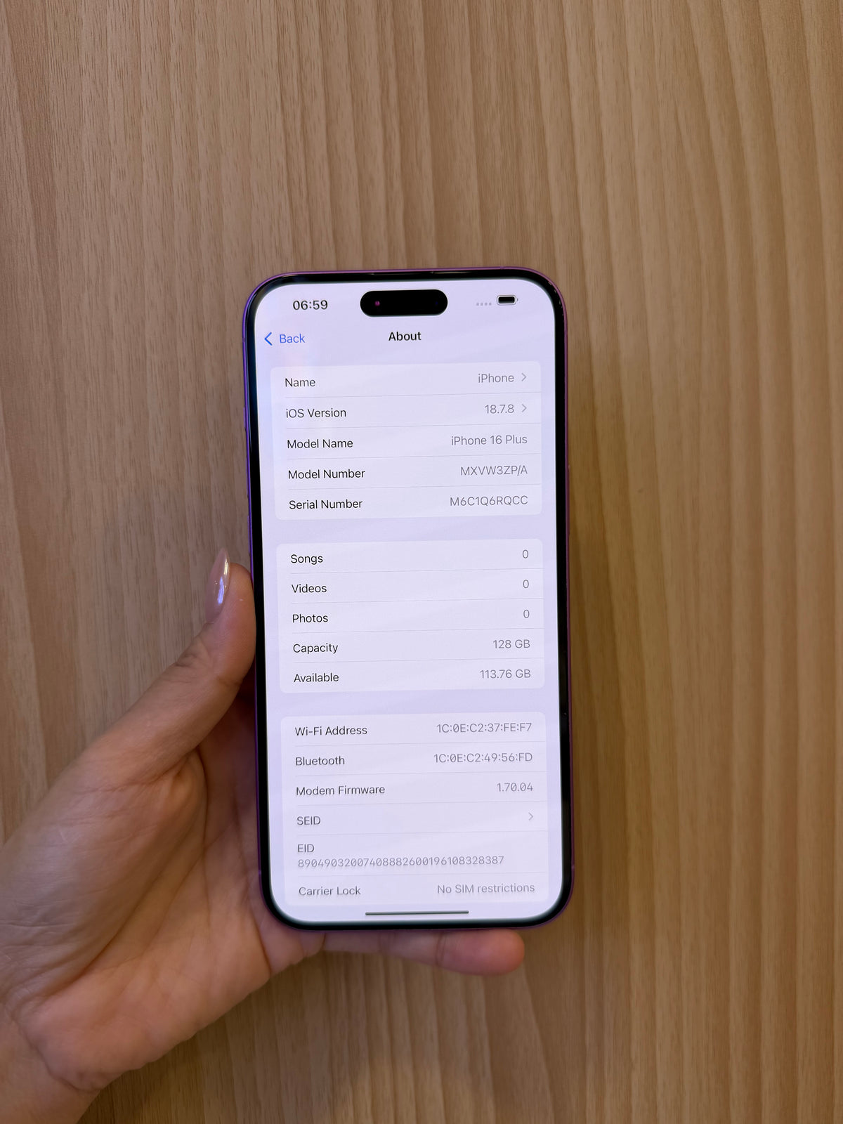 iPhone 16 Plus, 128GB (Grade A) *55072