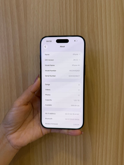 iPhone Air, 1TB (Grade A) *59701