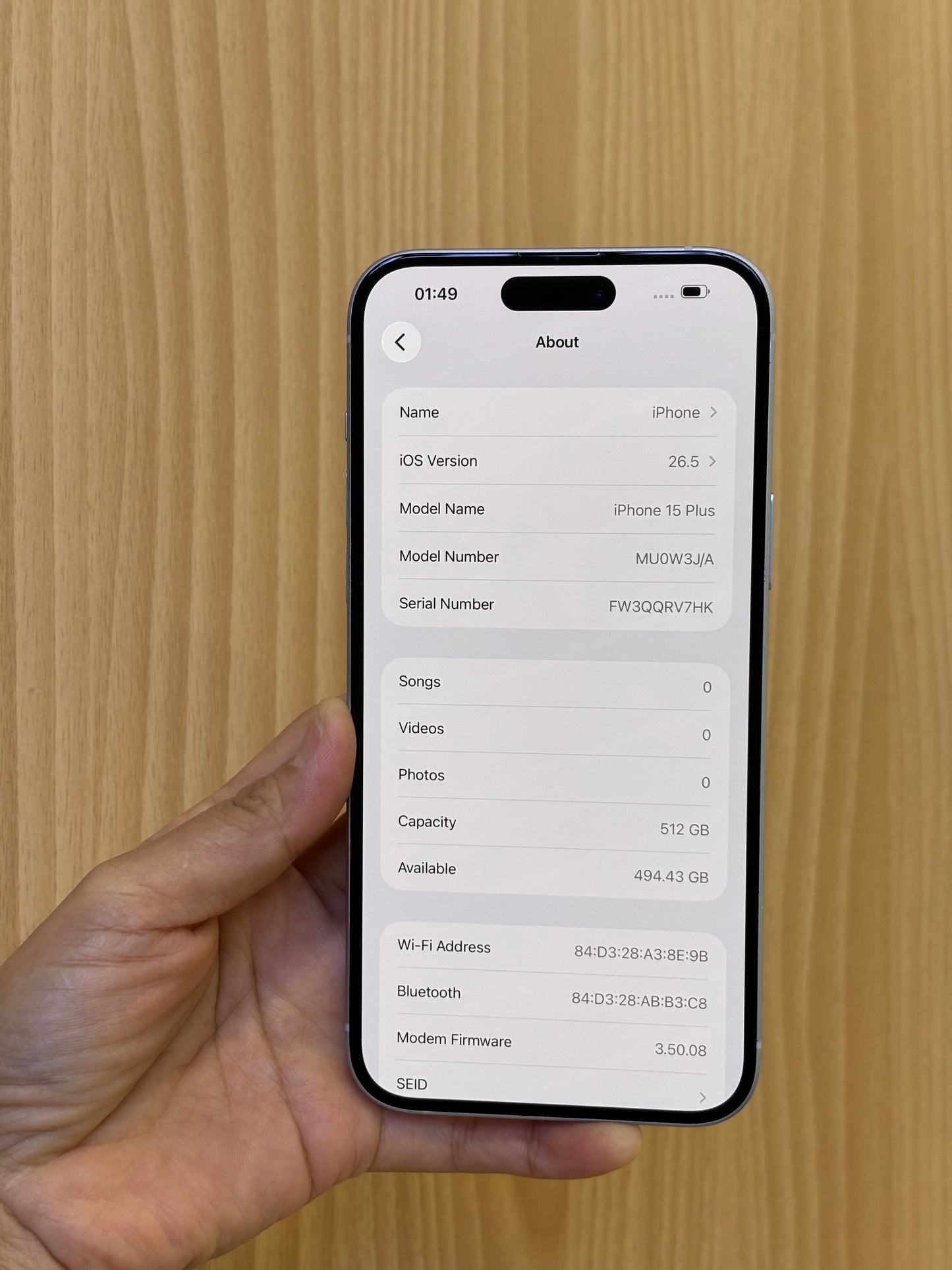 iPhone 15 Plus, 512GB (Grade A) *13802