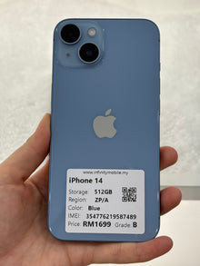 iPhone 14, 512GB (Grade B) *87489