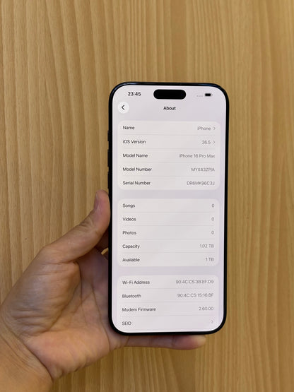 iPhone 16 Pro Max, 1TB (Grade B) *40556