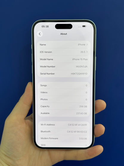 iPhone 15 Plus, 256GB (Grade A) *53891