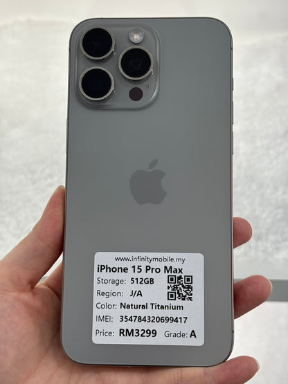 iPhone 15 Pro Max, 512GB (Grade A) *99417