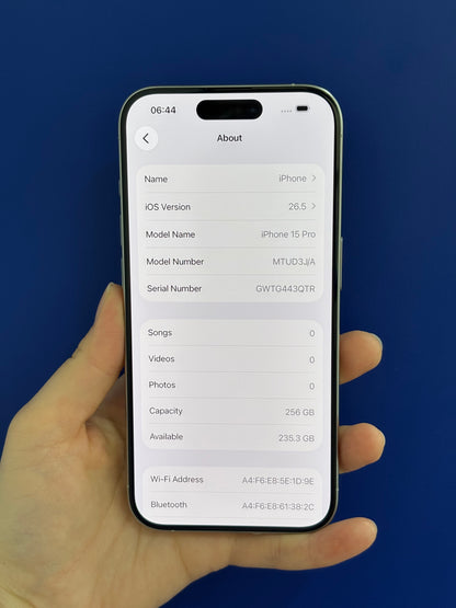 iPhone 15 Pro, 256GB (Grade A) *17760