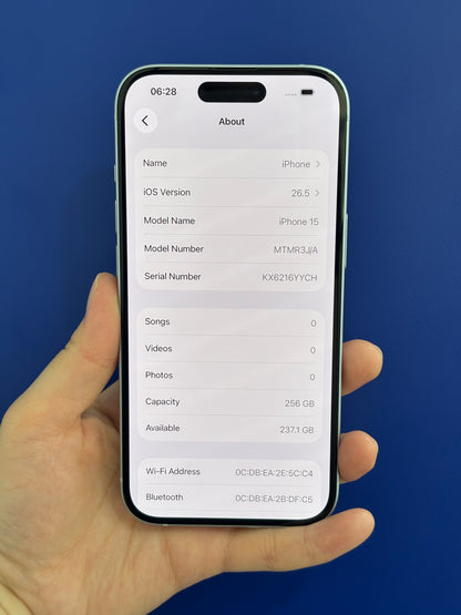 iPhone 15, 256GB (Grade B) *28606