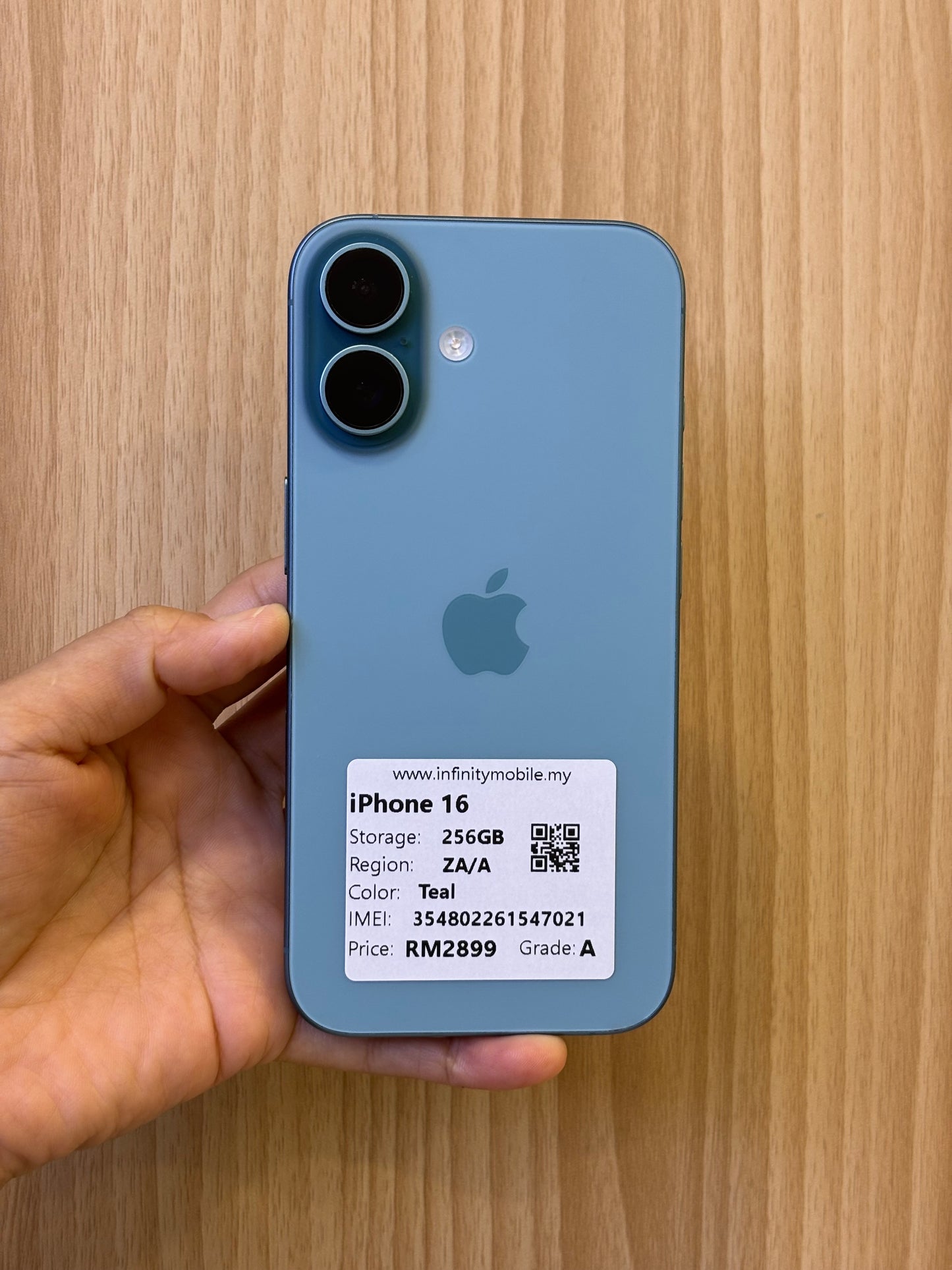 iPhone 16, 256GB (Grade A) *47021