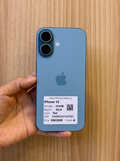 iPhone 16, 256GB (Grade A) *47021