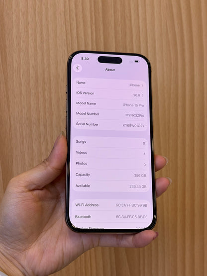 iPhone 16 Pro, 256GB (Grade A) *78830