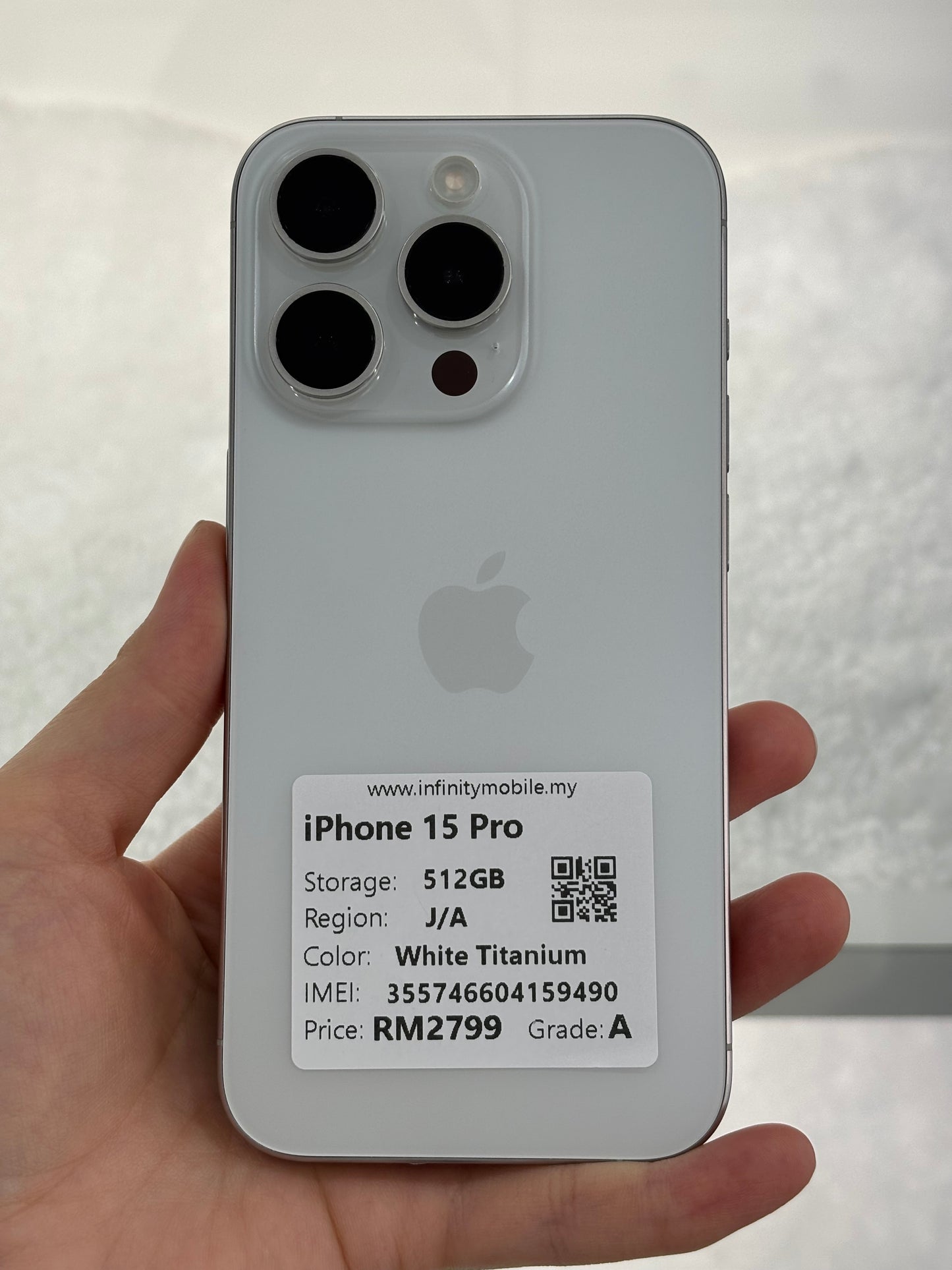 iPhone 15 Pro, 512GB (Grade A) *59490