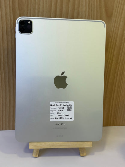 iPad Pro 11-inch 4th Wi-Fi, 128GB (Grade A) *27KVW