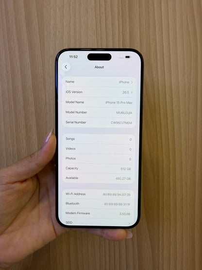 iPhone 15 Pro Max, 512GB (Grade A) *26207